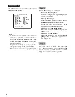 Preview for 6 page of Panasonic WV-CP300 Series Operating Instructions Manual