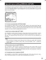 Preview for 23 page of Panasonic WV-CP300 Series Operating Instructions Manual