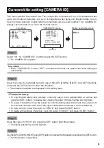 Preview for 9 page of Panasonic WV-CP300G Operating Instructions Manual