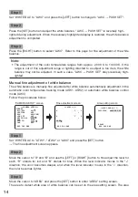 Preview for 14 page of Panasonic WV-CP300G Operating Instructions Manual