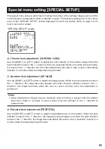 Preview for 23 page of Panasonic WV-CP300G Operating Instructions Manual