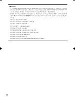 Preview for 22 page of Panasonic WV-CP310 Installation Manual