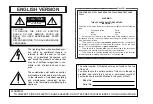 Preview for 2 page of Panasonic WV-CP450 Operating Instructions Manual