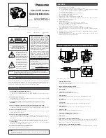 Panasonic WV-CP474H Operating Instructions Manual preview