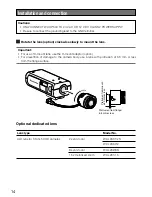 Preview for 14 page of Panasonic WV-CP500/G Installation Manual