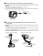 Preview for 17 page of Panasonic WV-CP500/G Installation Manual