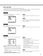 Preview for 5 page of Panasonic WV-CP500/G Operating Instructions Manual