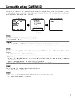 Preview for 7 page of Panasonic WV-CP500/G Operating Instructions Manual