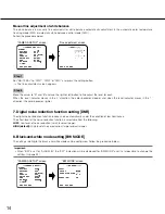 Preview for 14 page of Panasonic WV-CP500/G Operating Instructions Manual
