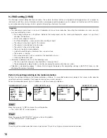 Preview for 16 page of Panasonic WV-CP500/G Operating Instructions Manual