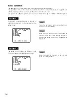 Предварительный просмотр 24 страницы Panasonic WV-CP500 series Installation Manual