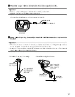 Preview for 17 page of Panasonic WV-CP504 Installation Manual