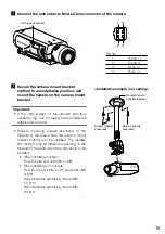 Preview for 15 page of Panasonic WV-CP504LE Installation Manual