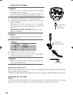 Preview for 20 page of Panasonic WV-CP600/G Installation Manual