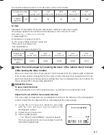 Preview for 21 page of Panasonic WV-CP600/G Installation Manual