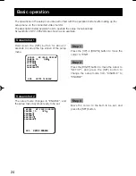 Preview for 24 page of Panasonic WV-CP600/G Installation Manual