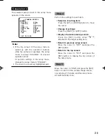 Preview for 25 page of Panasonic WV-CP600/G Installation Manual