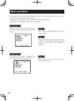 Preview for 26 page of Panasonic WV-CP630 Installation Manual