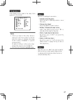 Preview for 27 page of Panasonic WV-CP630 Installation Manual