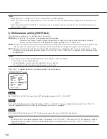 Preview for 12 page of Panasonic WV-CP630 Operating Instructions Manual