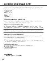 Preview for 24 page of Panasonic WV-CP630G Operating Instructions Manual