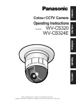 Preview for 1 page of Panasonic WV-CS320 Operating Instructions Manual