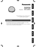 Preview for 1 page of Panasonic WV-CS4SA Instructions Manual