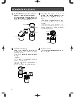 Preview for 2 page of Panasonic WV-CS4SA Instructions Manual