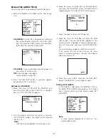 Preview for 37 page of Panasonic WV-CS570/G Operating Instructions Manual