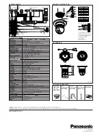 Предварительный просмотр 2 страницы Panasonic WV-CS570 Specification Sheet