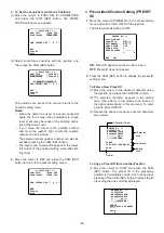 Preview for 28 page of Panasonic WV-CS574E Operating Instructions Manual