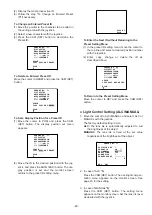 Preview for 29 page of Panasonic WV-CS574E Operating Instructions Manual