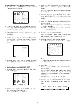 Preview for 47 page of Panasonic WV-CS574E Operating Instructions Manual