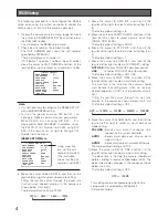 Preview for 4 page of Panasonic WV-CS580 Operating Instructions Manual