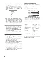 Предварительный просмотр 8 страницы Panasonic WV-CS580 Operating Instructions Manual