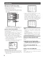 Предварительный просмотр 14 страницы Panasonic WV-CS580 Operating Instructions Manual
