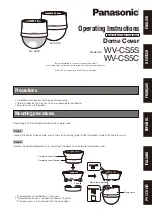 Preview for 1 page of Panasonic WV-CS5S Operating Instructions Manual