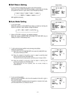 Preview for 19 page of Panasonic WV-CS604A Operating Instructions Manual