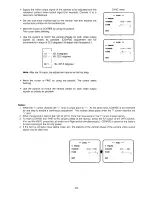 Preview for 25 page of Panasonic WV-CS604A Operating Instructions Manual