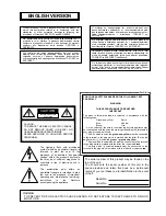 Preview for 2 page of Panasonic WV-CS650 Operating Instructions Manual