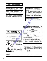 Preview for 2 page of Panasonic WV-CS850 Operating Instructions Manual