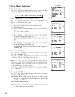 Preview for 22 page of Panasonic WV-CS850A Operating Instructions Manual