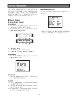 Предварительный просмотр 15 страницы Panasonic WV-CS850B Operating Instructions Manual