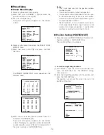 Preview for 16 page of Panasonic WV-CS850B Operating Instructions Manual