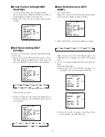 Preview for 21 page of Panasonic WV-CS850B Operating Instructions Manual