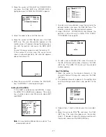 Preview for 27 page of Panasonic WV-CS850B Operating Instructions Manual