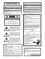 Предварительный просмотр 2 страницы Panasonic WV-CU161C/B Operating Instructions Manual