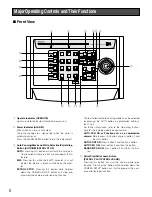 Предварительный просмотр 6 страницы Panasonic WV-CU161C/B Operating Instructions Manual