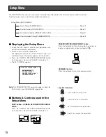 Предварительный просмотр 18 страницы Panasonic WV-CU161C/B Operating Instructions Manual