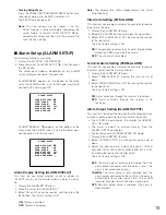 Предварительный просмотр 19 страницы Panasonic WV-CU161C/B Operating Instructions Manual